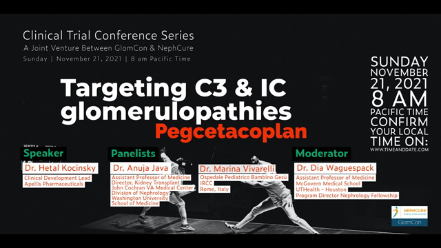 Targeting C3 & IC Glomerulopathies: Pegcetacoplan