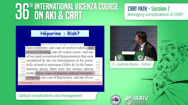 Clinical complications and management - O. Joannes-Boyau