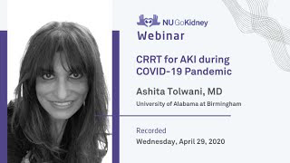 CRRT for AKI during COVID-19 Pandemic