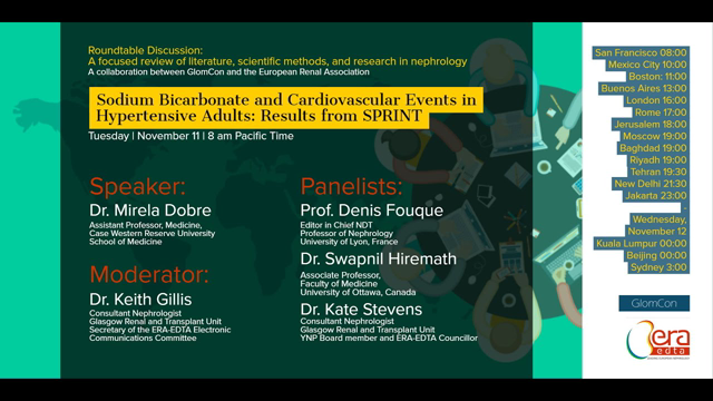 Sodium Bicarbonate and Cardiovascular Events in Hypertensive Adults