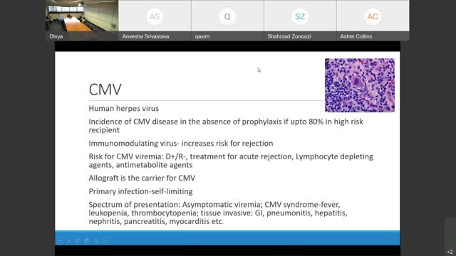 Post Transplant Infections with Dr. Shankar