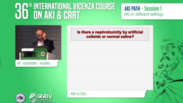 AKI in ICU - M. Joannidis