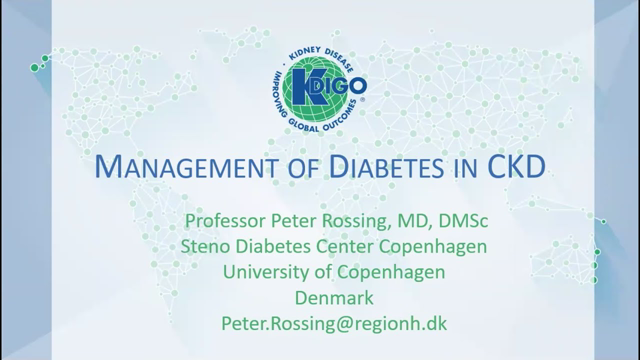 KDIGO Management of Diabetes in CKD