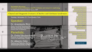 Clinical & Diagnostic Features of Bartter and Gitelman Syndromes