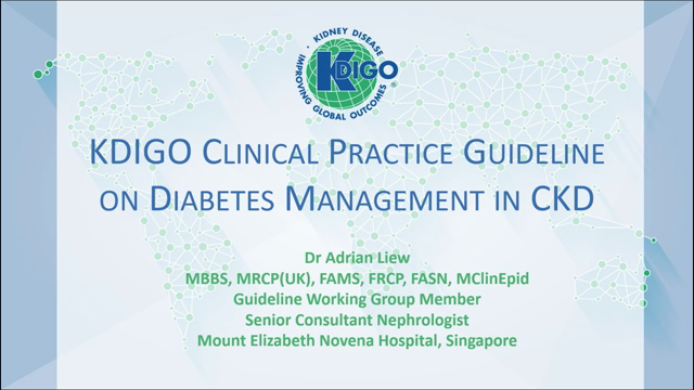 KDIGO Clinical Practice Guideline on Diabetes Management in CKD