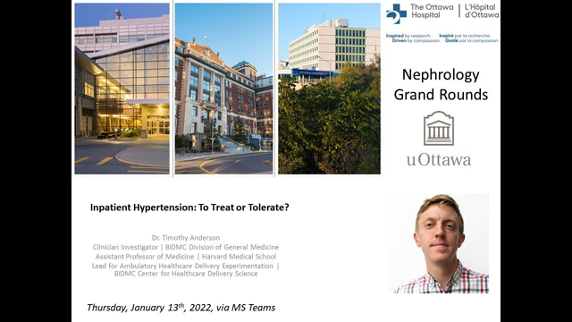 Inpatient Hypertension: To Treat or Tolerate?