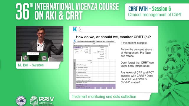 Treatment monitoring and data collection - M. Bell