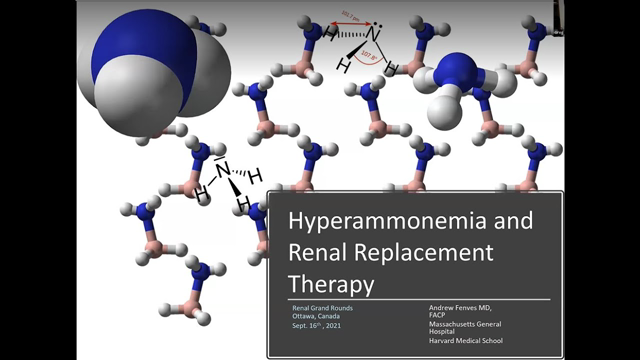 Hyperammonemia and RRT